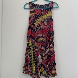 French Connection a-line zig zag dress